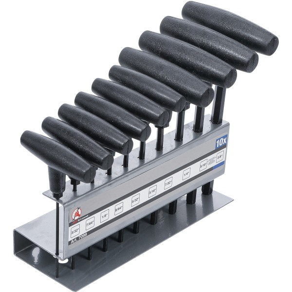 BGS Technic T-Handle Screwdriver Set | Inch Sizes | internal Hexagon 3/32 BGS Technic T-Handle Screwdriver Set | Inch Sizes | internal Hexagon 3/32