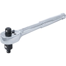 BGS Technic Reversible Ratchet | Solid Steel | Fine Tooth | 3-in-1 | 6.3 mm (1/4