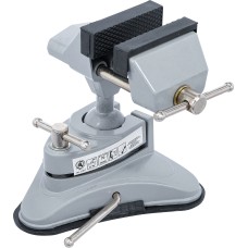 BGS Technic Table Bench Vice | rotatable | Jaws 70 mm | with Vacuum Suction Base