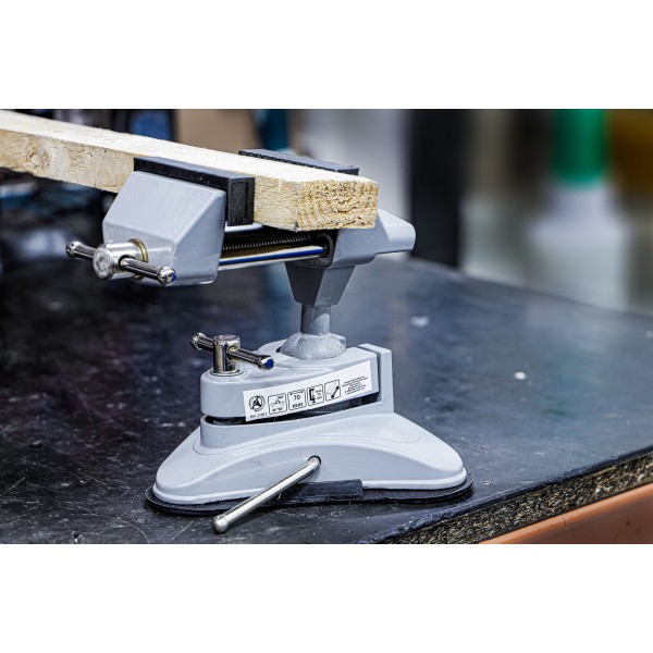 BGS Technic Table Bench Vice | rotatable | Jaws 70 mm | with Vacuum Suction Base BGS Technic Table Bench Vice | rotatable | Jaws 70 mm | with Vacuum Suction Base