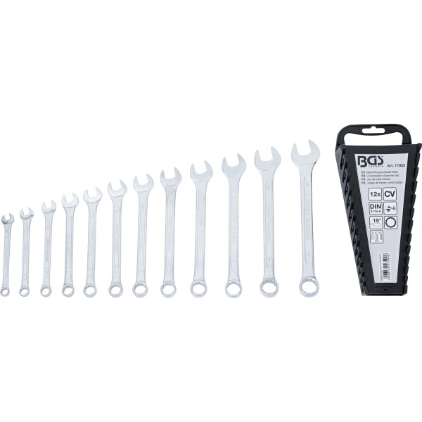 BGS Technic Combination Spanner Set | 8 - 19 mm | 12 pcs. BGS Technic Combination Spanner Set | 8 - 19 mm | 12 pcs.