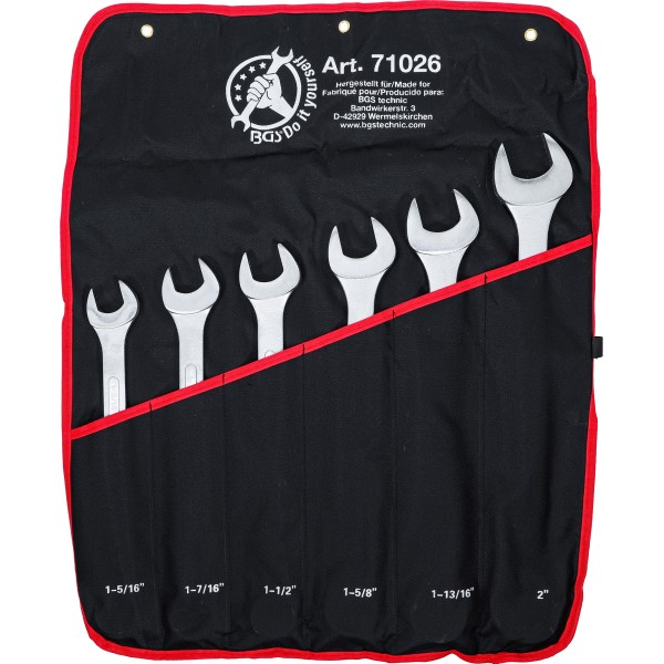 BGS Technic Combination Spanner Set | XXL | Inch Sizes | 1.5/16 BGS Technic Combination Spanner Set | XXL | Inch Sizes | 1.5/16