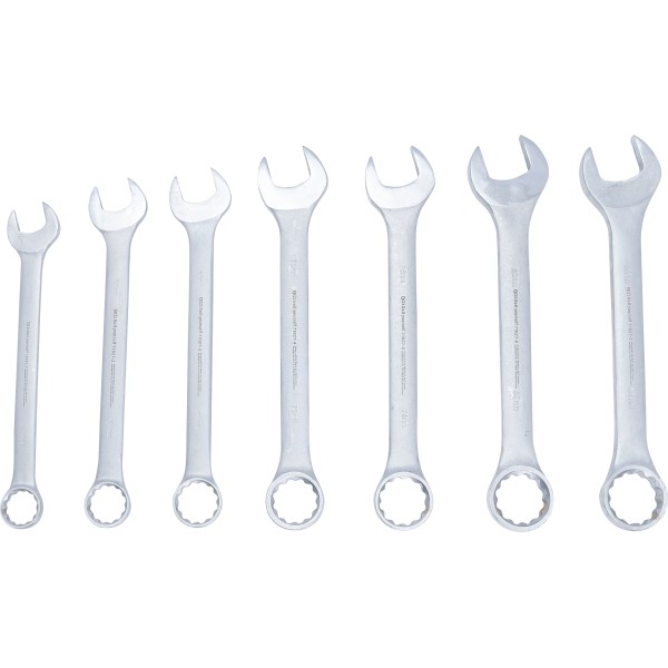 BGS Technic Combination Spanner Set | XXL | 55 - 85 mm | 7 pcs. BGS Technic Combination Spanner Set | XXL | 55 - 85 mm | 7 pcs.