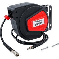 BGS Technic Retractable Air Hose Reel | Automatic | 10 m + 1.5 m