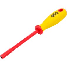 BGS Technic VDE Socket Screwdriver | Hexagon | 4 mm | Blade Length 125 mm
