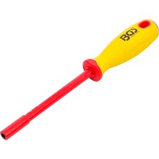 BGS Technic VDE Socket Screwdriver | Hexagon | 5 mm | Blade Length 125 mm
