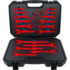 BGS Technic VDE Single Open End Spanner Set | 6 - 32 mm | 20 pcs. BGS Technic VDE Single Open End Spanner Set | 6 - 32 mm | 20 pcs.