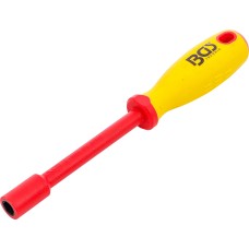BGS Technic VDE Socket Screwdriver | Hexagon | 10 mm | Blade Length 125 mm BGS Technic VDE Socket Screwdriver | Hexagon | 10 mm | Blade Length 125 mm