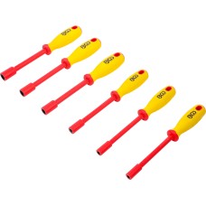 BGS Technic VDE Socket Screwdriver Set | Hexagon | 5.5 - 12 mm | 6 pcs. BGS Technic VDE Socket Screwdriver Set | Hexagon | 5.5 - 12 mm | 6 pcs.