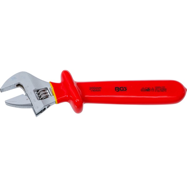 BGS Technic VDE Adjustable Wrench | max. 34 mm BGS Technic VDE Adjustable Wrench | max. 34 mm