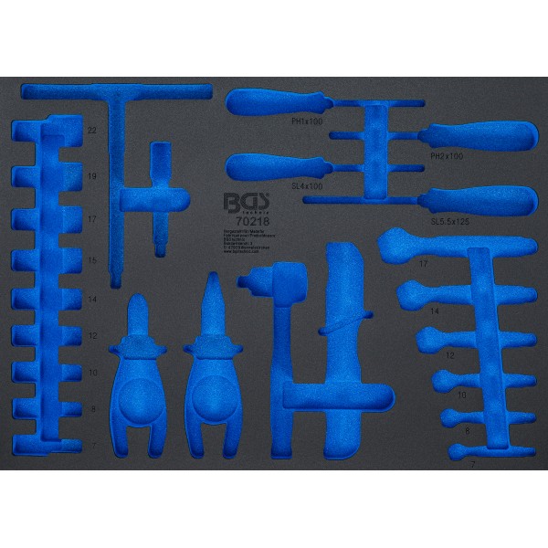BGS Technic Tool Tray 3/3 | empty | for BGS 70218 BGS Technic Tool Tray 3/3 | empty | for BGS 70218