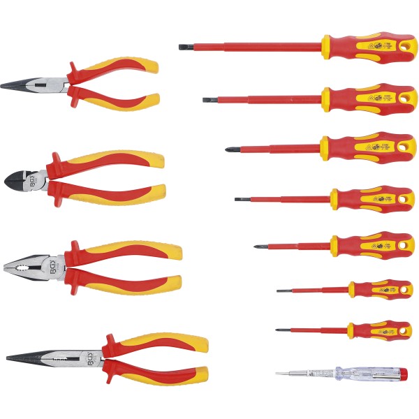 BGS Technic VDE Pliers / Screwdriver Set | 12 pcs. BGS Technic VDE Pliers / Screwdriver Set | 12 pcs.