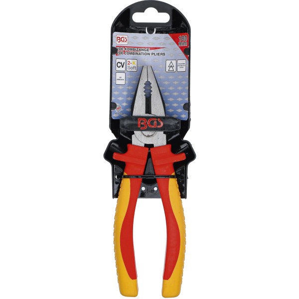 BGS Technic VDE Combination Pliers | 180 mm BGS Technic VDE Combination Pliers | 180 mm