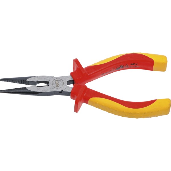 BGS Technic VDE Long Nose Pliers | 160 mm BGS Technic VDE Long Nose Pliers | 160 mm
