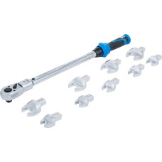 BGS Technic Torque Wrench Set | for Insert Tools 14 x 18 mm | 40 - 210 Nm | 11 pcs.