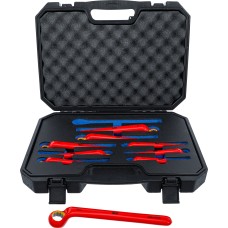 BGS Technic VDE Single End Ring Spanner Set | deep offset ends | 10 - 24 mm | 9 pcs.