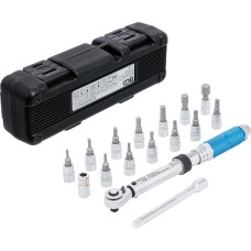 BGS Technic Torque Wrench Set | 6.3 mm (1/4") | 3 - 24 Nm | 16 pcs.