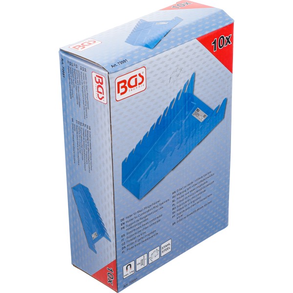 BGS Technic Magnet Holder for Combination / Ring Spanners | Metal | 10 Stacking Shelfs BGS Technic Magnet Holder for Combination / Ring Spanners | Metal | 10 Stacking Shelfs