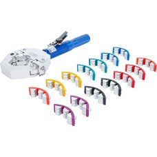 BGS Technic Crimping Pliers Set | hydraulic | for Press Connections on Hose Lines
