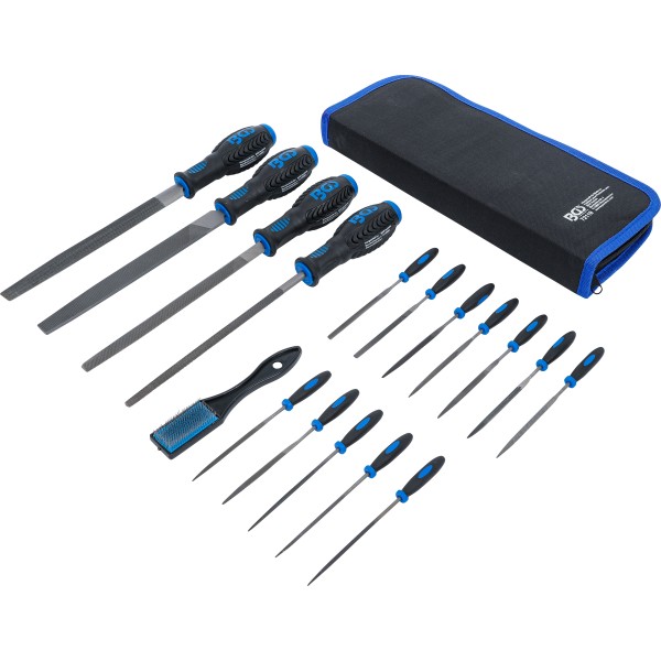 BGS Technic Machinist`s Files and Needle File Set | 17 pcs. BGS Technic Machinist`s Files and Needle File Set | 17 pcs.