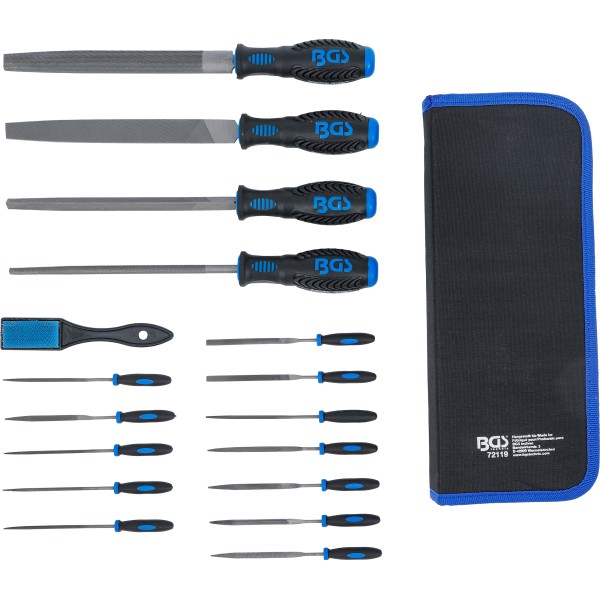 BGS Technic Machinist`s Files and Needle File Set | 17 pcs. BGS Technic Machinist`s Files and Needle File Set | 17 pcs.