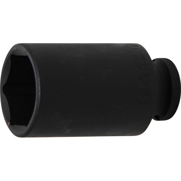 BGS Technic Impact Socket Hexagon, deep | 12.5 mm (1/2 BGS Technic Impact Socket Hexagon, deep | 12.5 mm (1/2