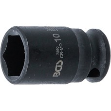 BGS Technic Impact Socket, Hexagon | 6.3 mm (1/4