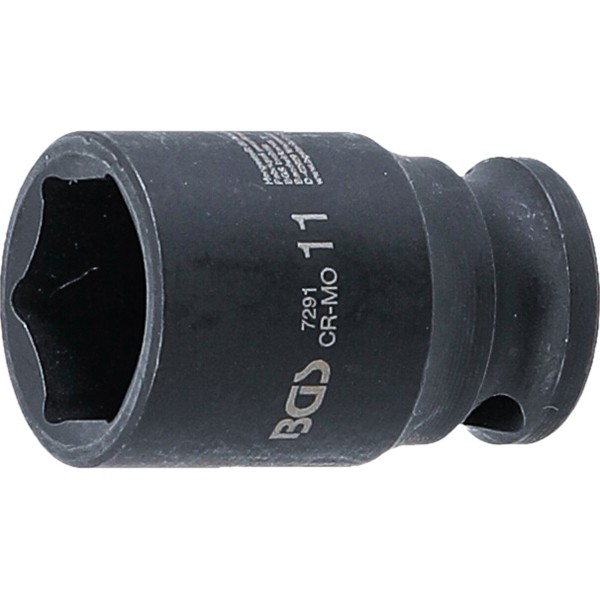 BGS Technic Impact Socket, Hexagon | 6.3 mm (1/4 BGS Technic Impact Socket, Hexagon | 6.3 mm (1/4
