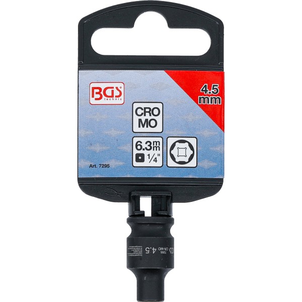 BGS Technic Impact Socket, Hexagon | 6.3 mm (1/4 BGS Technic Impact Socket, Hexagon | 6.3 mm (1/4