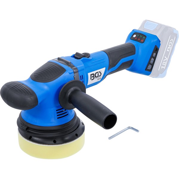 BGS Technic Cordless Eccentric Polisher | brushless | 18 V | without rechargeable Battery BGS Technic Cordless Eccentric Polisher | brushless | 18 V | without rechargeable Battery