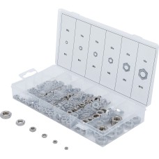 BGS Technic Hexagon Nut Assortment | Stainless Steel | 300 pcs.