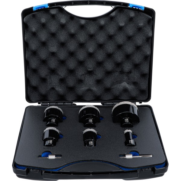 BGS Technic Diamond Core Drill Bit Set | 20 - 68 mm | 8 pcs. BGS Technic Diamond Core Drill Bit Set | 20 - 68 mm | 8 pcs.
