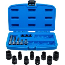 BGS Technic Brake Calliper Socket and Bit Socket Set | 17 pcs.