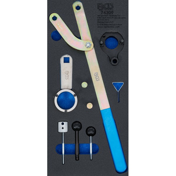 BGS Technic Tool Tray 1/3: Engine Timing Tool Set | for VAG 2.0 TDI Common Rail BGS Technic Tool Tray 1/3: Engine Timing Tool Set | for VAG 2.0 TDI Common Rail