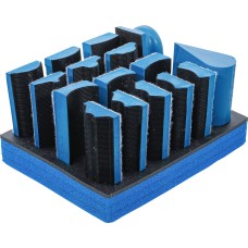 BGS Technic Hook and Loop Sanding Block Set | 16 pcs.