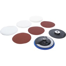 BGS Technic Grinding and Polishing Set | &Oslash;  180 mm | 8 pcs.