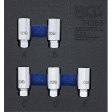 BGS Technic Tool Tray 1/6: Rim Lock Socket Set for Tesla | 5 pcs.