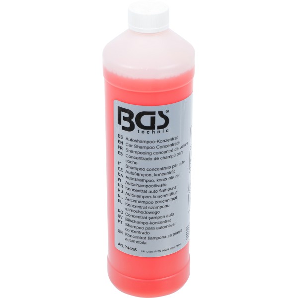 BGS Technic Car Shampoo Concentrate | red | 1000 ml BGS Technic Car Shampoo Concentrate | red | 1000 ml