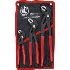BGS Technic Water Pump Pliers Set | 175 / 240 / 300 mm | 3 pcs.