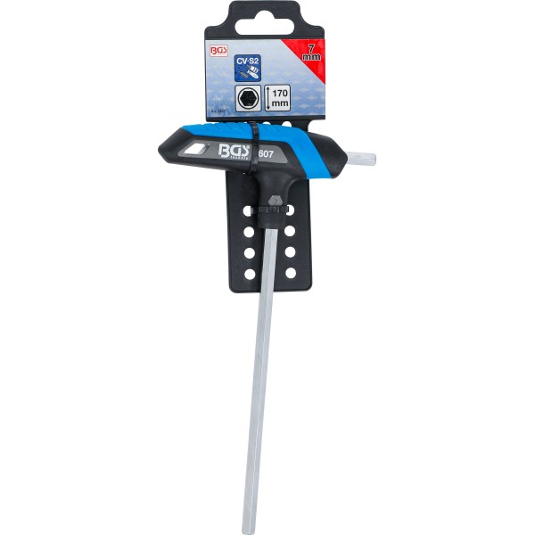 BGS Technic Screwdriver with T-Handle | internal Hexagon | 7 mm BGS Technic Screwdriver with T-Handle | internal Hexagon | 7 mm
