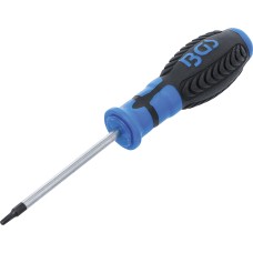 BGS Technic Screwdriver | T-Star tamperproof (for Torx) T15 | Blade Length 80 mm