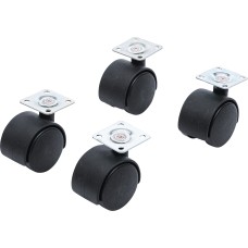 BGS Technic Double Swivel Castors Set | Ø 40 mm | 4 pcs. BGS Technic Double Swivel Castors Set | Ø 40 mm | 4 pcs.