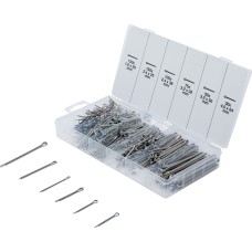 BGS Technic Split Pin Assortment | Stainless Steel | Ø 1.6 - 4.0 mm | 555 pcs.