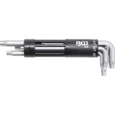 BGS Technic L-Type Wrench Set | extra long | T-Star tamperproof (for Torx) T10 - T50 | 8 pcs.