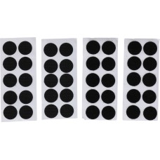 BGS Technic Hook & Loop Dots | self-adhesive | black | 40 pcs. BGS Technic Hook & Loop Dots | self-adhesive | black | 40 pcs.