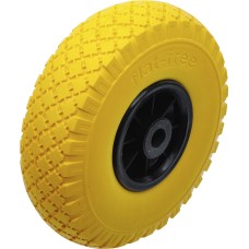 BGS Technic Wheel for Pushcarts/Handcarts | PU yellow/black | 260 mm BGS Technic Wheel for Pushcarts/Handcarts | PU yellow/black | 260 mm