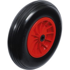 BGS Technic Pushcart Wheel | PU, red/black | 400 mm