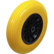 BGS Technic Pushcart Wheel | PU, yellow/black | 400 mm