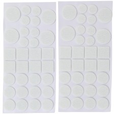 BGS Technic Felt Pads Set | white | 64 pcs. BGS Technic Felt Pads Set | white | 64 pcs.