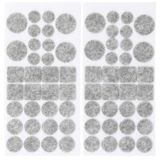 BGS Technic Felt Pads Set | tinged with gray | 64 pcs. BGS Technic Felt Pads Set | tinged with gray | 64 pcs.